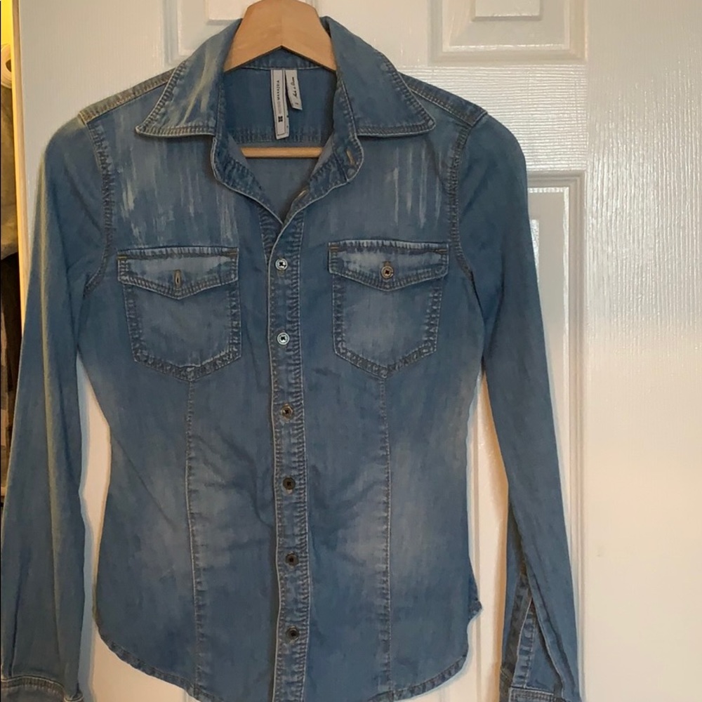 BCBG Jean shirt
